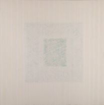 Birgit Skiold,  Swedish 1923-1982 -  Veiled Wave - Charlton I, 1981;  acrylic and felt pen on c...