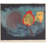 Ceri Richards CBE,  Welsh 1903-1971 -  Origin of a Rose, 1967;  screenprint on paper, signed, d...