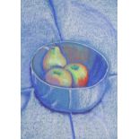 Charles Jamieson,  British 20th/21st century -  Autumn Fruit;  pastel on paper, signed with ini...