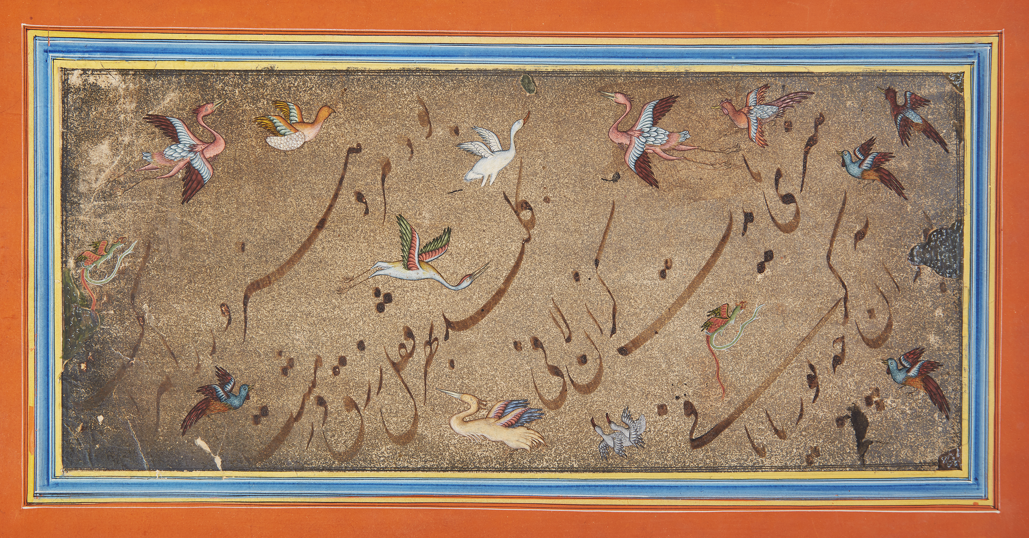 Property from An Important Private Collection Six calligraphic panels, Qajar Iran, 19th century... - Image 5 of 6