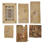 Property from a Private Collection, London To Be Sold Without Reserve Four small fragments of p...