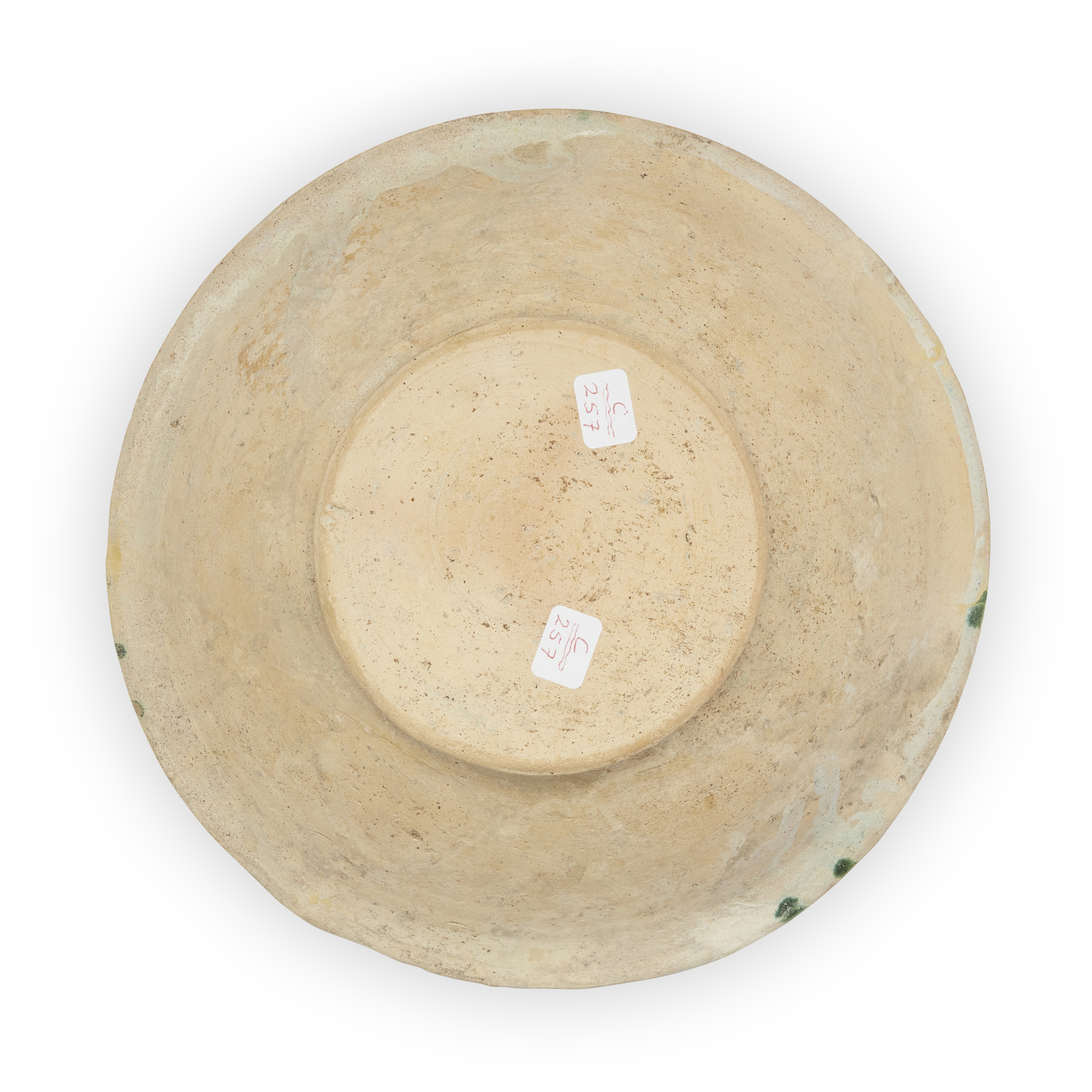 To Be Sold With No Reserve A Nishapur green-splash pottery bowl, Iran, 9th-10th century On pla... - Image 3 of 3