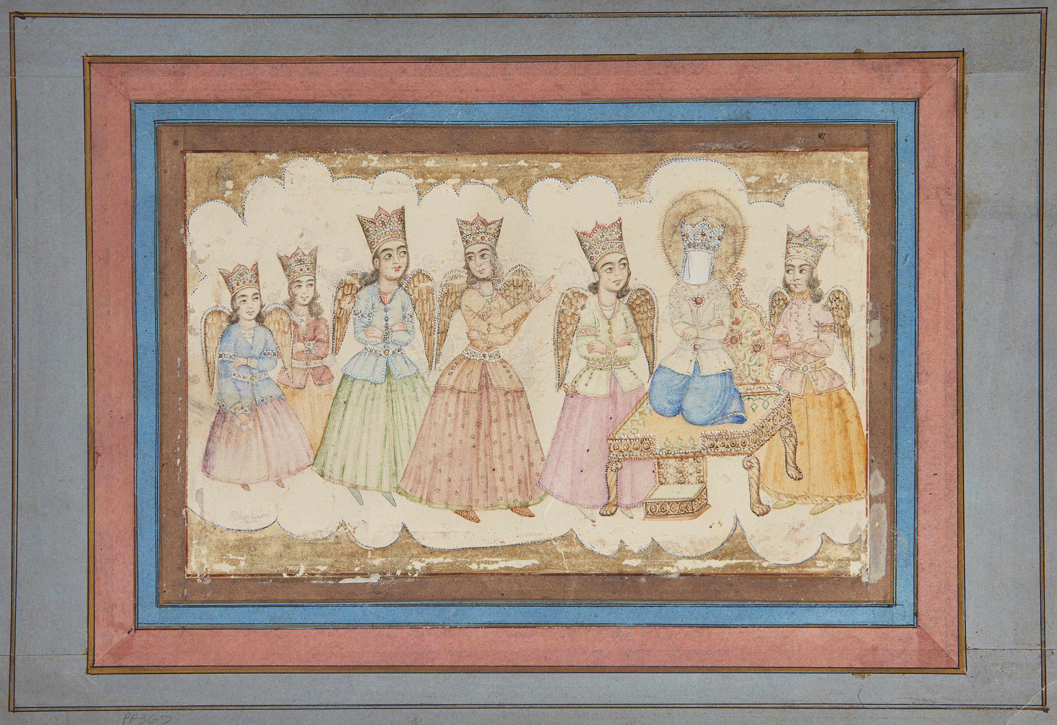 Property from a Private Collection, London To Be Sold With No Reserve A group of Qajar painting... - Image 5 of 11