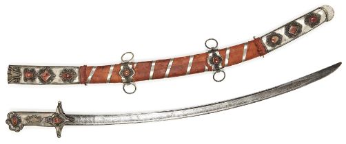 A presentation sword, The blade, eastern Europe, 19th century, the mounts and sheath, possibly O...