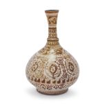 To Be Sold With No Reserve A lustre globular pottery bottle, Kashan, central Iran, 11th-12th ce...