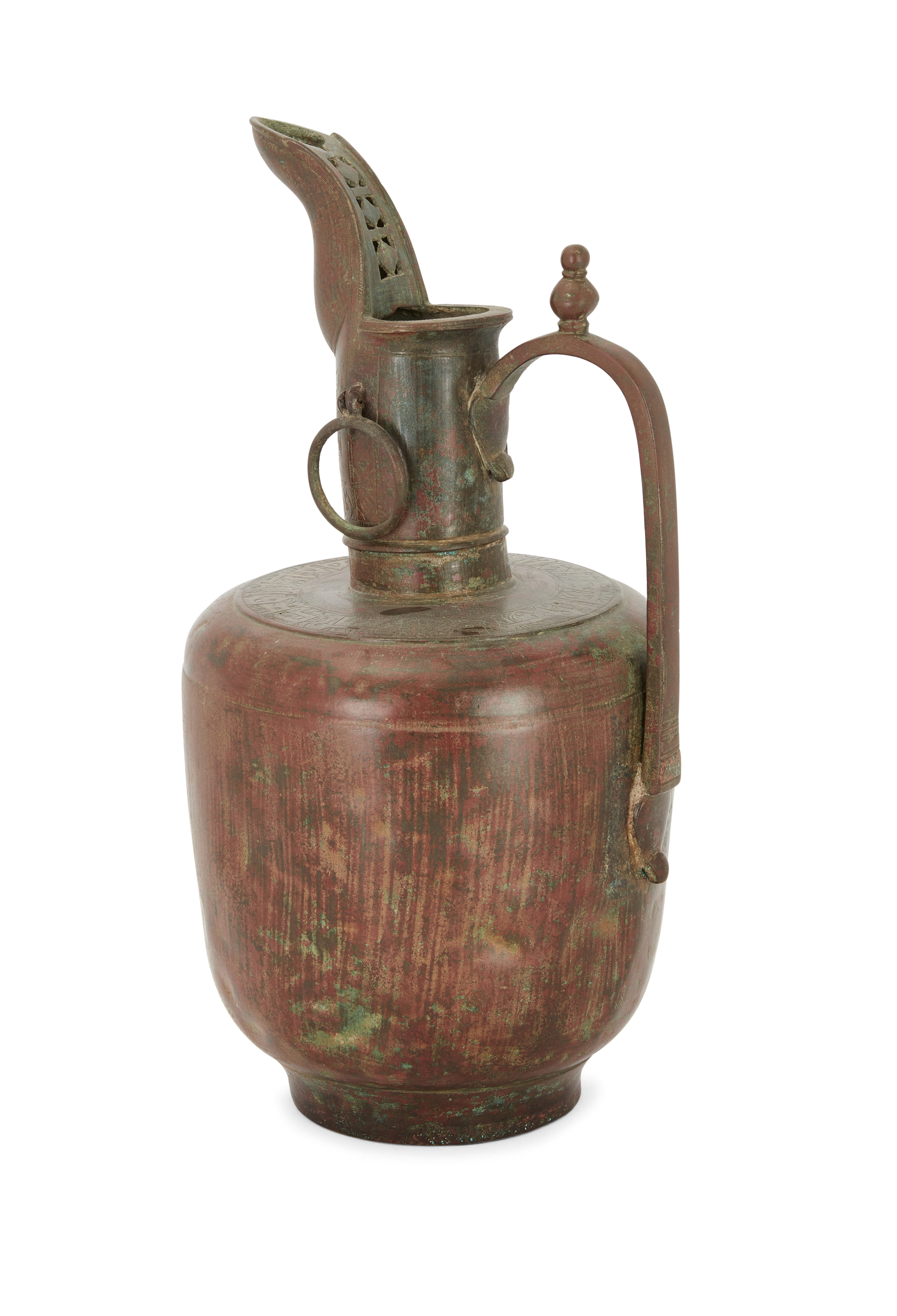 To Be Sold With No Reserve An inlaid copper alloy ewer Khorasan, northeastern Iran, 12th centur...