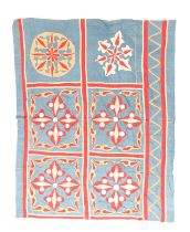 A rectangular applique tent hanging Egypt, Khayamiya, Cairo, Egypt, first half 20th century The...