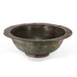 A monumental bronze bowl signed ‘Abu Bakr Muhamad Ibn Hasan Al-Herati’, Herat, Iran, 13th centur...