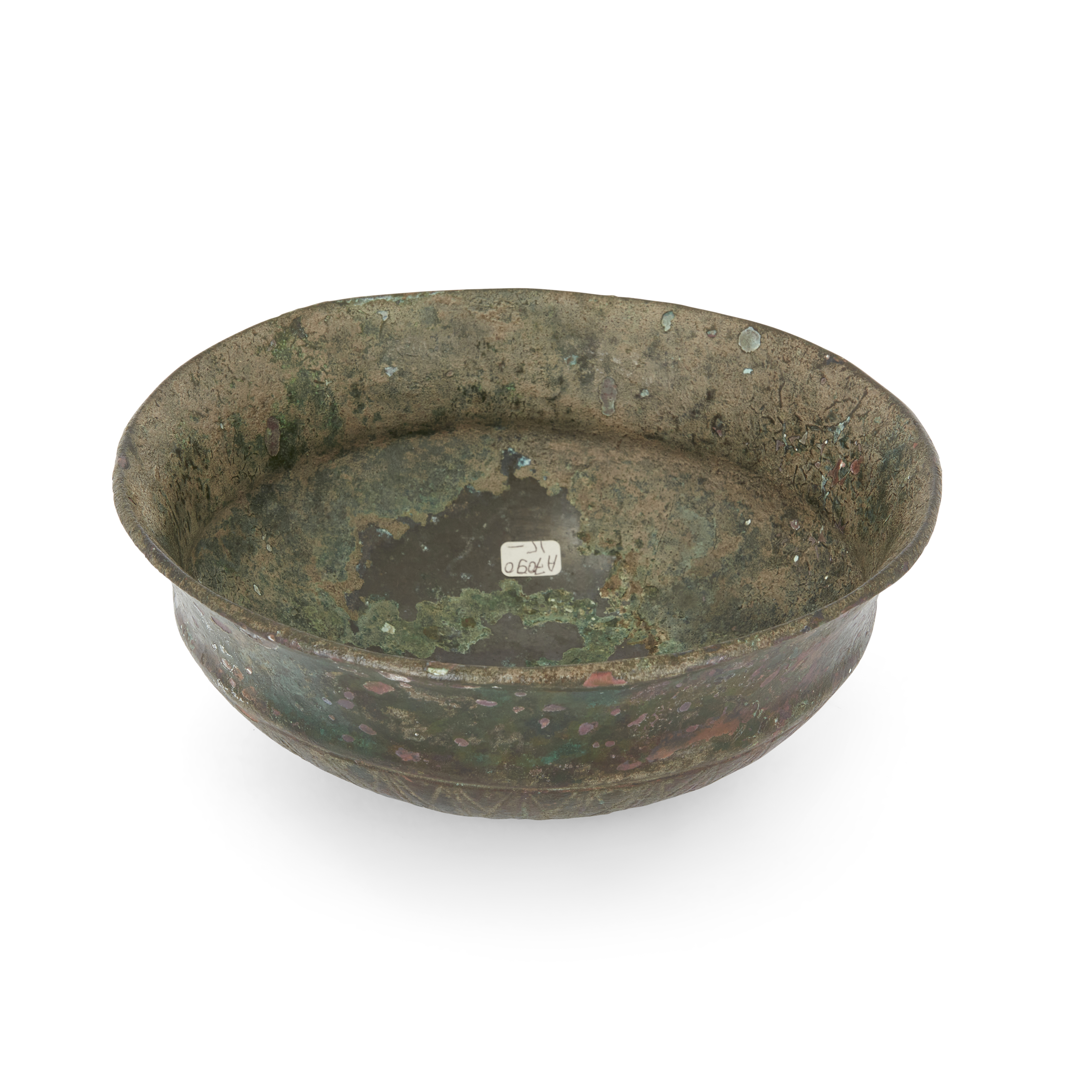 Two copper alloy rounded bowls, Achaemenid period, Each on rounded base, the body rising to a s... - Image 3 of 3