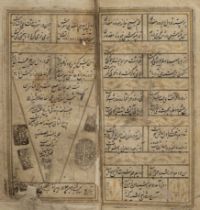A Safavid Diwan of Hafez, Safavid Iran, signed and dated 1014AH/1605AD, Persian manuscript on p...