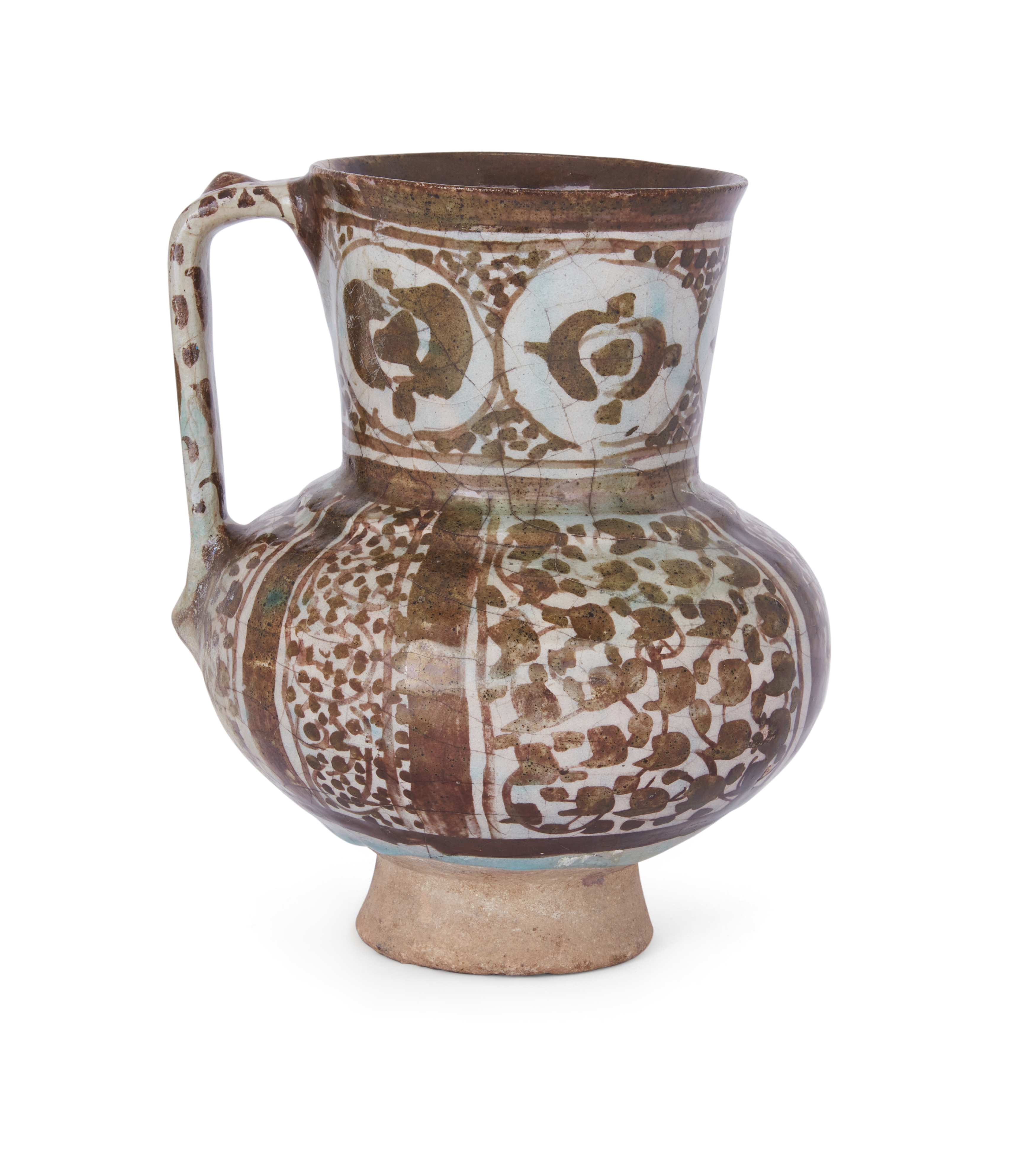 To Be Sold With No Reserve A Kashan lustre pottery Jug, Iran, late 12th/ early 13th Century, o... - Image 2 of 2