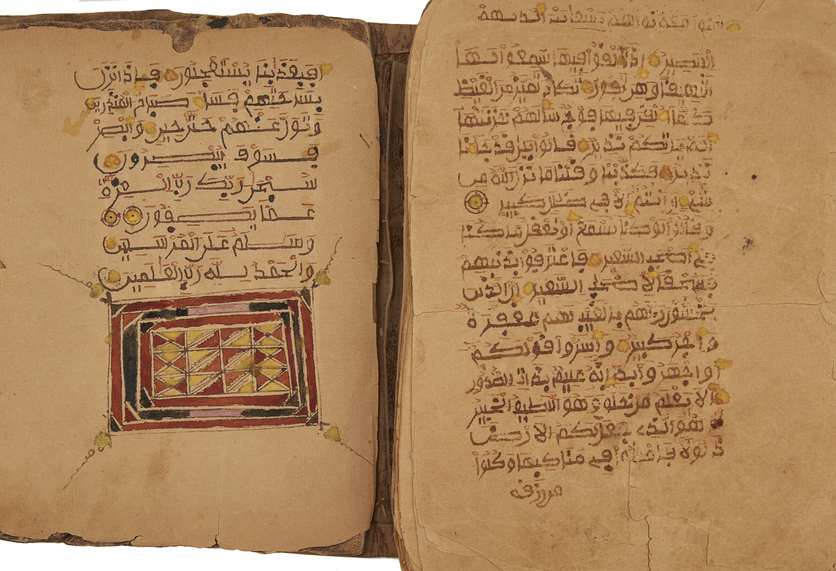 A West African Qur'an, Senegambia, late 19th-early 20th century Arabic manuscript on toned wove... - Image 4 of 5