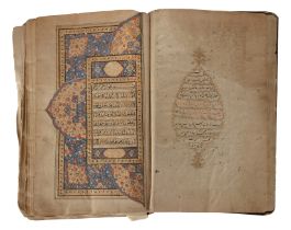 A Kashmiri Qur’an, India, late18th/early 19th century, Arabic manuscript on paper with Persian ...