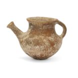 An intact Amlash pottery spouted jug, North Iran, circa early 1st Millennium B.C. with globular...