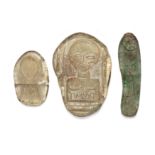 To Be Sold With No Reserve Three mould pressed glass appliqués, Possibly Byzantine or later,  ...