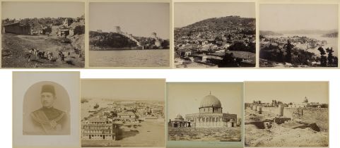 An album of silver prints of views of the Middle East, Late 19th century/first half 20th century...