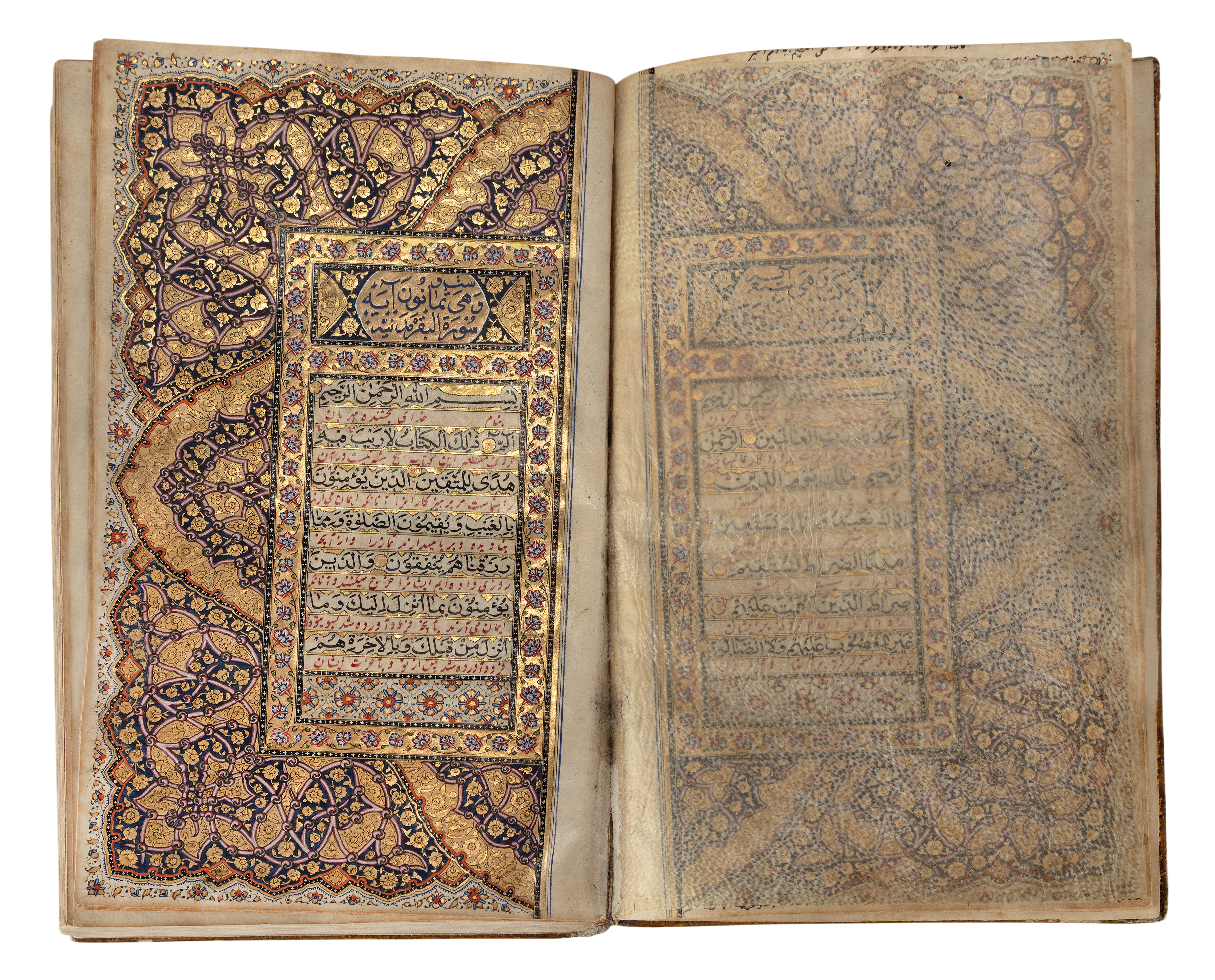 A Qur’an, Kashmir, North India, late 18th-early 19th century, Arabic manuscript on paper with P... - Image 3 of 5