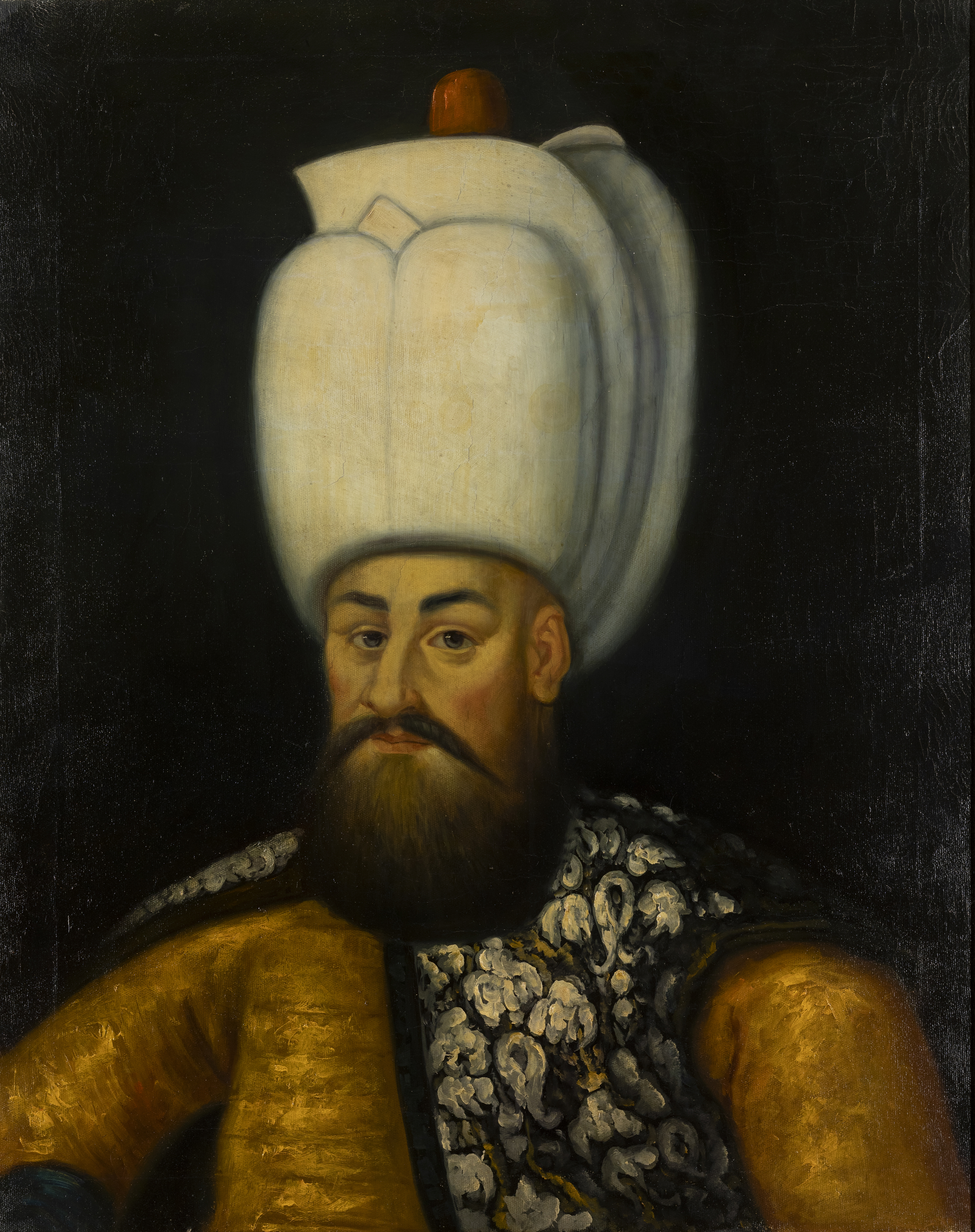 A European portrait of the Ottoman Sultan Murad III (r. 1574-1595), Possibly Spain, 19th century...