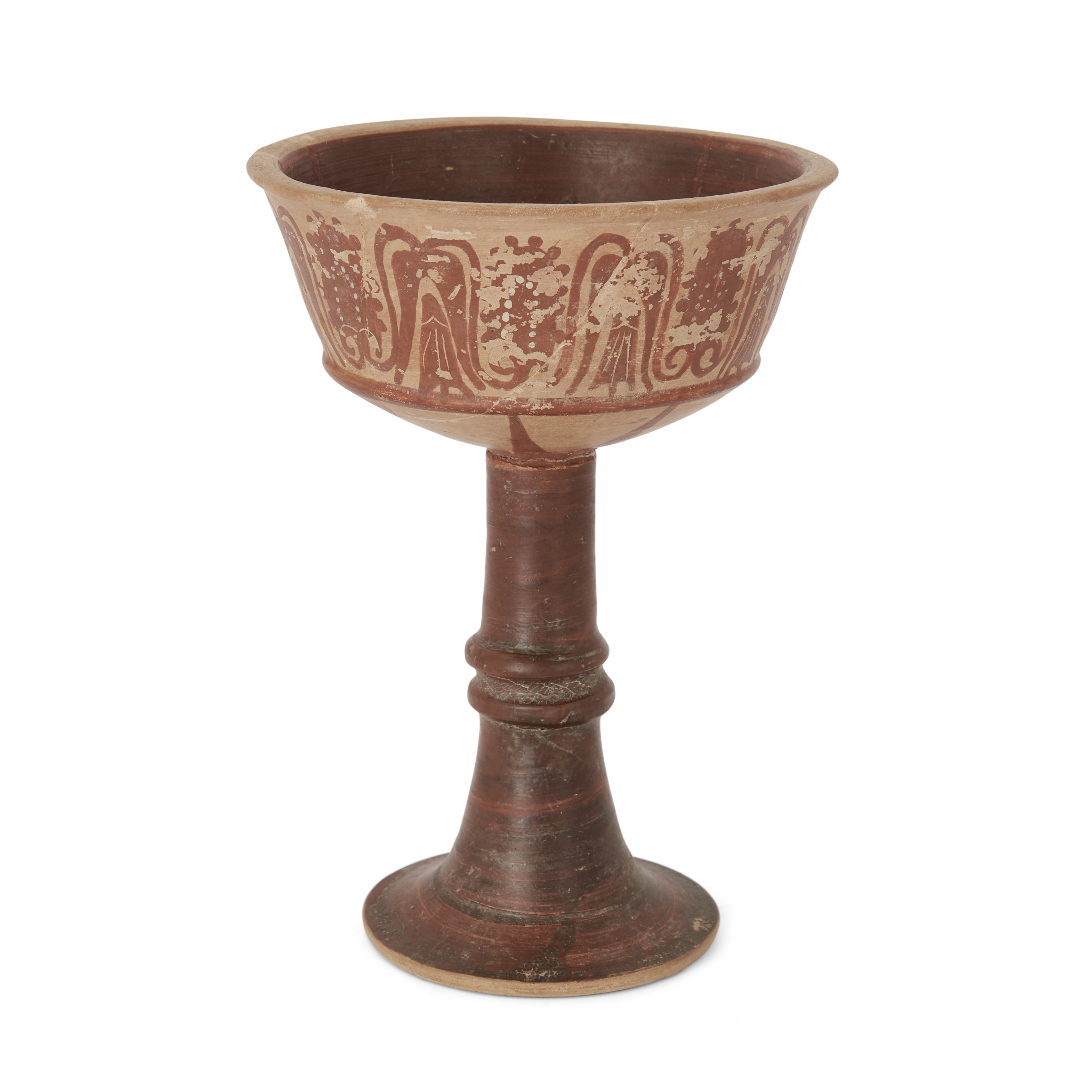 A black-figure pottery chalice, Etruscan (so-called "Pontic"), Attributed to a follower of the P... - Image 2 of 2