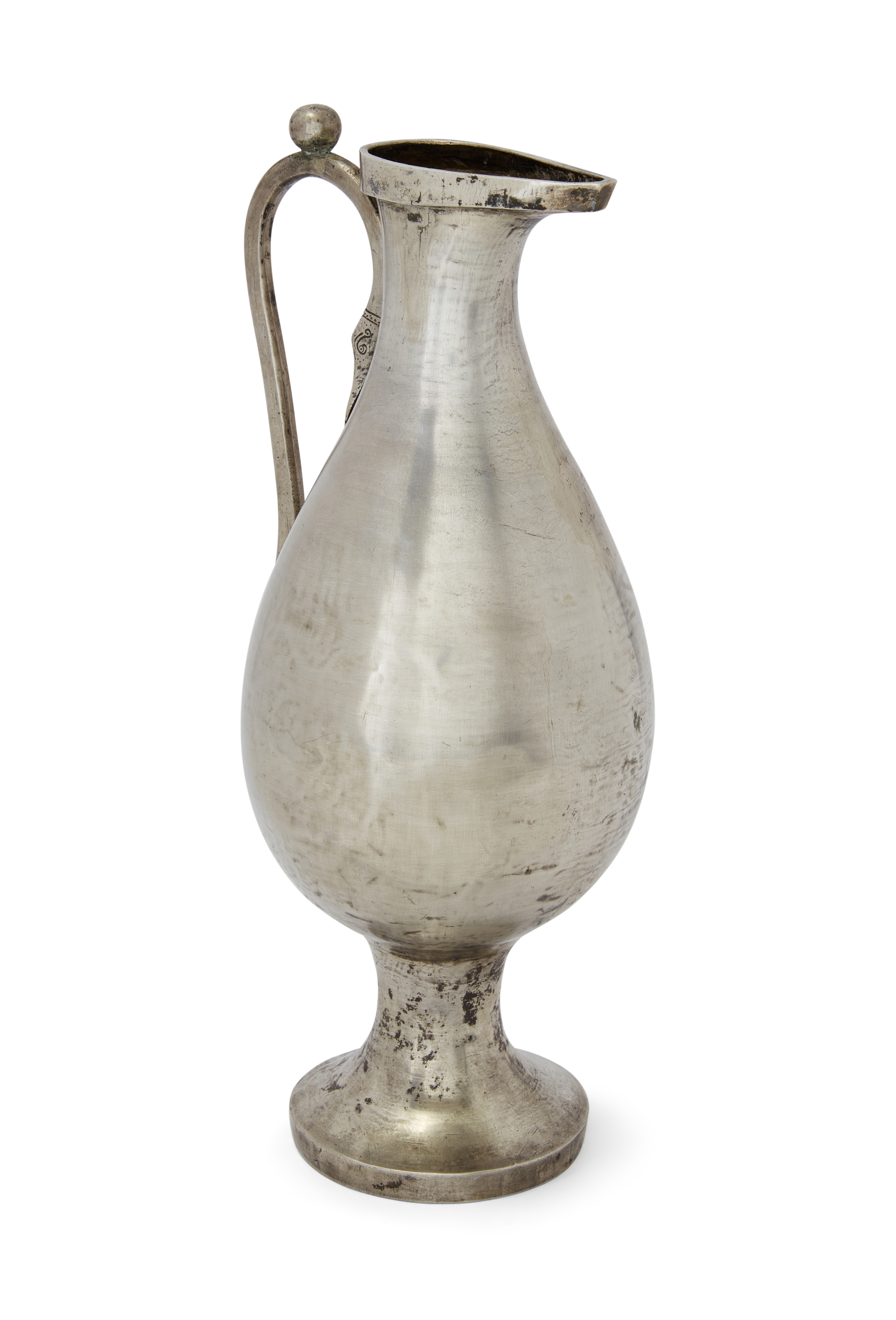 To Be Sold With No Reserve A Sasanian or early Islamic silver ewer, 6th-7th century, of bulbou... - Image 2 of 2