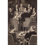 Tirzah Garwood,  English 1908-1951,  Frontispiece to The Big Man;  wood engraving on paper,  fr...