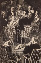 Tirzah Garwood,  English 1908-1951,  Frontispiece to The Big Man;  wood engraving on paper,  fr...