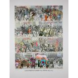 Sir Peter Blake CBE RDI RA, British b.1932- Lord Mayor's Show 800 years 1215-2015; digital prin...