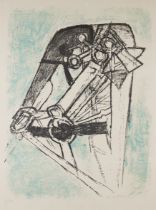 Roberto Matta, Chilean 1911-2002, Untitled; lithograph in colours on wove, signed and dated 61/...