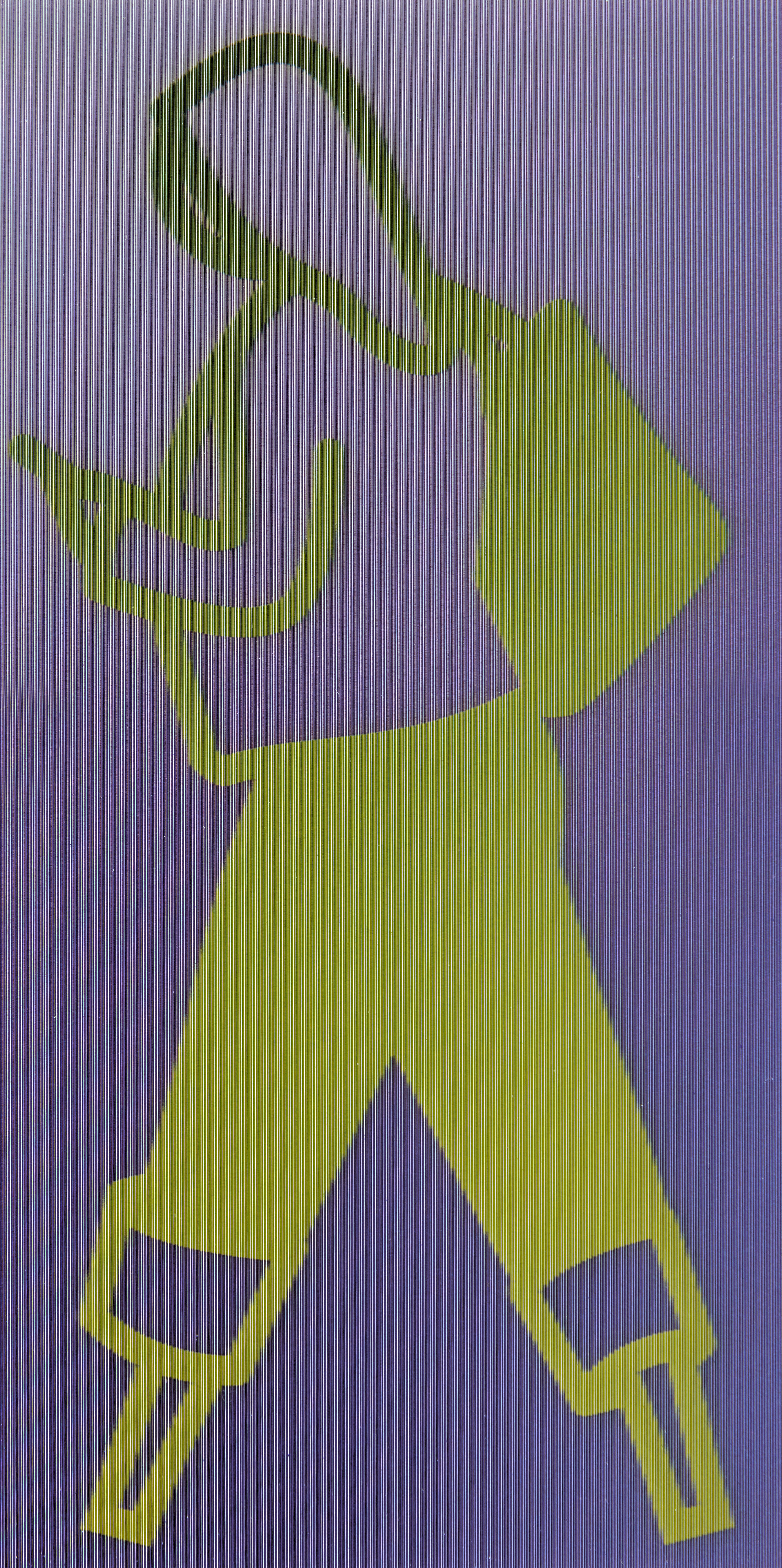 Julian Opie,  British b.1958-  Crossing, 2020; set of eight lenticular postcards, each image: 1... - Image 7 of 9