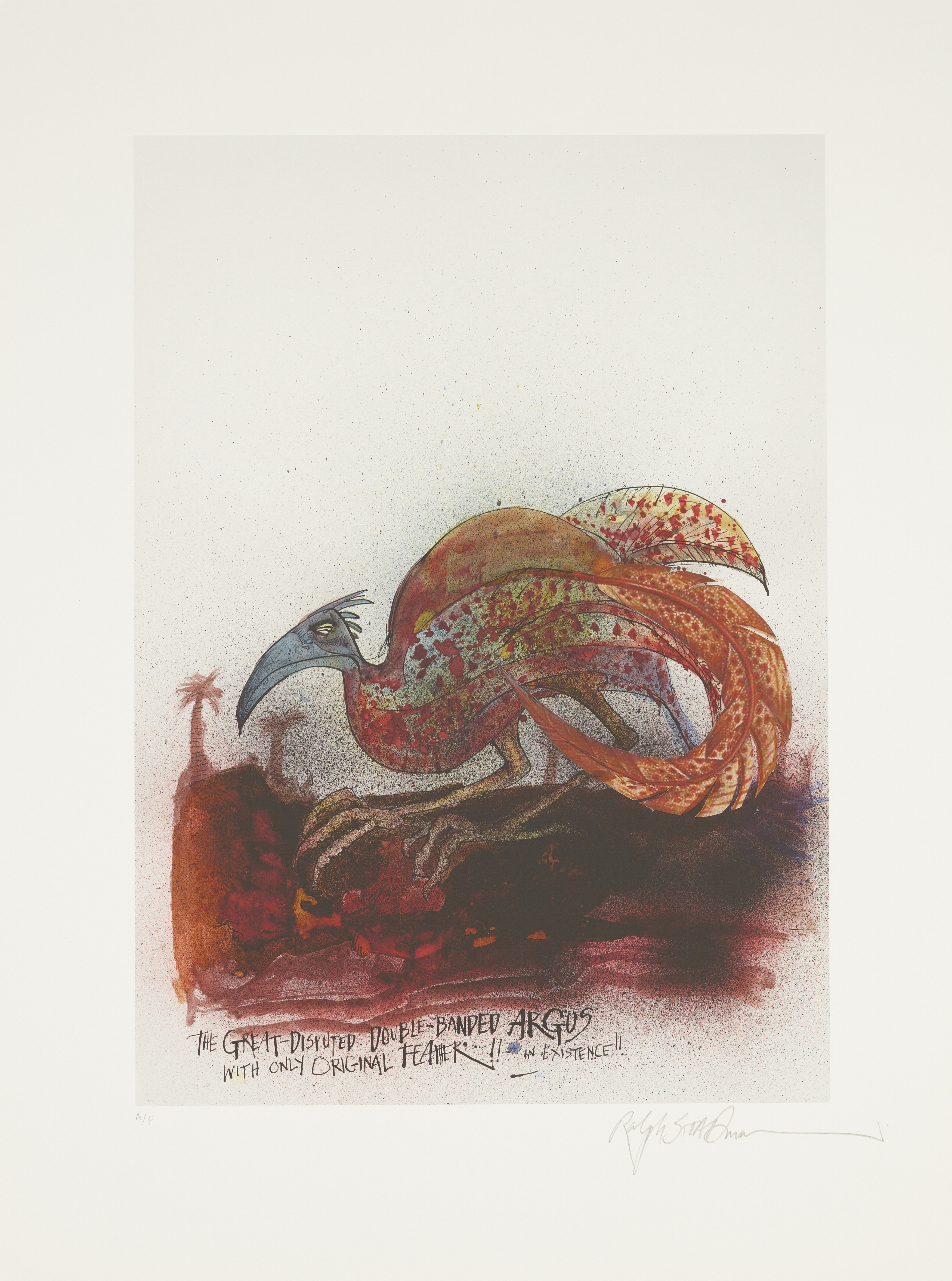 Ralph Steadman, British b.1936-  Choiseul Crested Pigeon, 2011; St Helena Giant Hoopoe, 2011; Ja... - Image 3 of 6