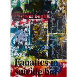 Kunle Adegborioye,  Nigerian b.1966-  Untitled, 2004;  mixed media print on wove,   signed and ...