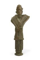 Stavri Kalinov,  Bulgarian 1944-2023, Self Portrait; bronze, height approx.: 45 cm, Note: Kali...