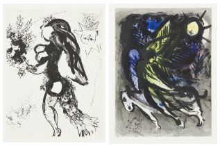 Marc Chagall, French/Russian 1887-1985, The Offering, 1960; The Angel, 1960;  (i) lithograph on...