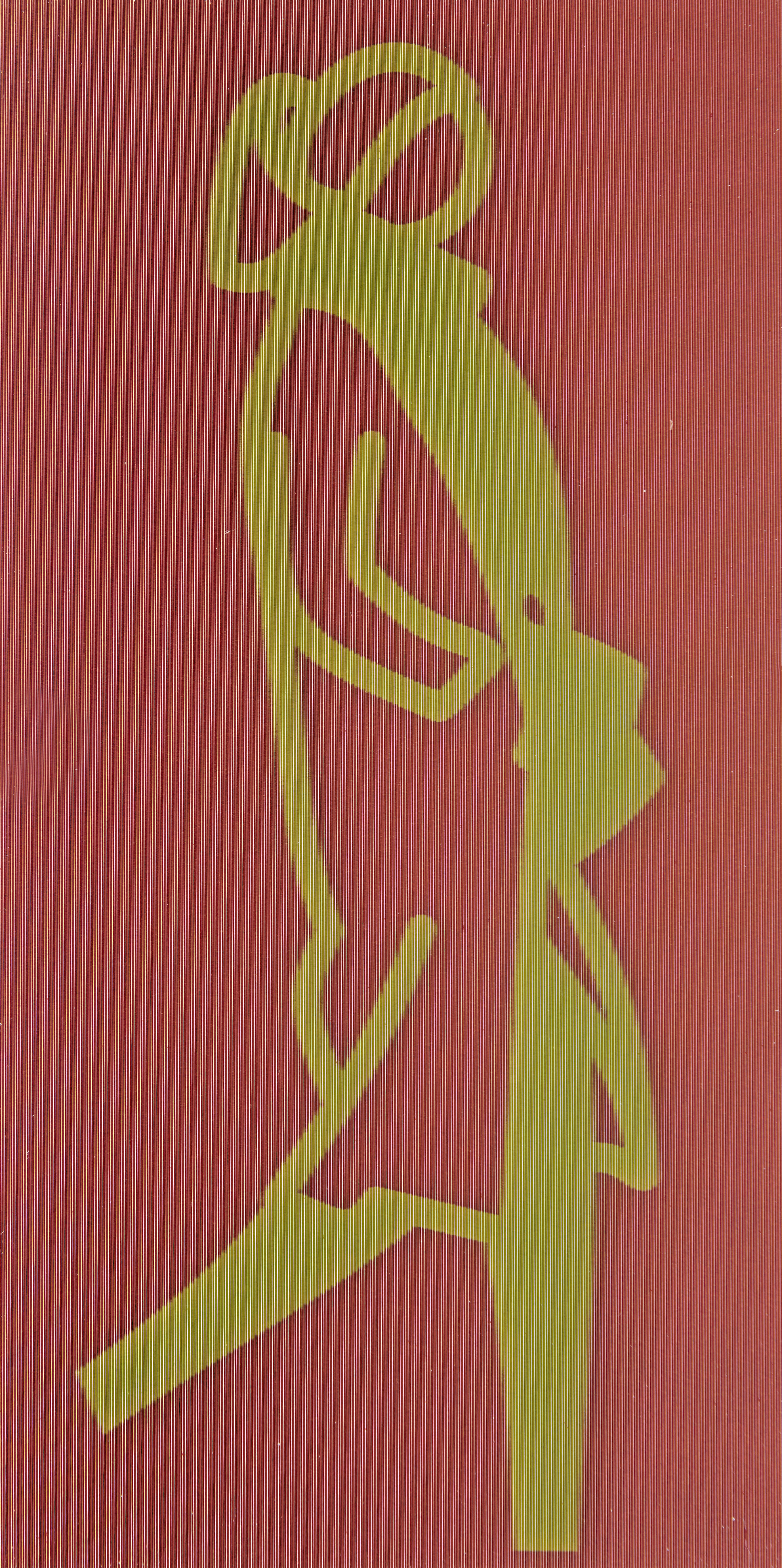 Julian Opie,  British b.1958-  Crossing, 2020; set of eight lenticular postcards, each image: 1... - Image 6 of 9