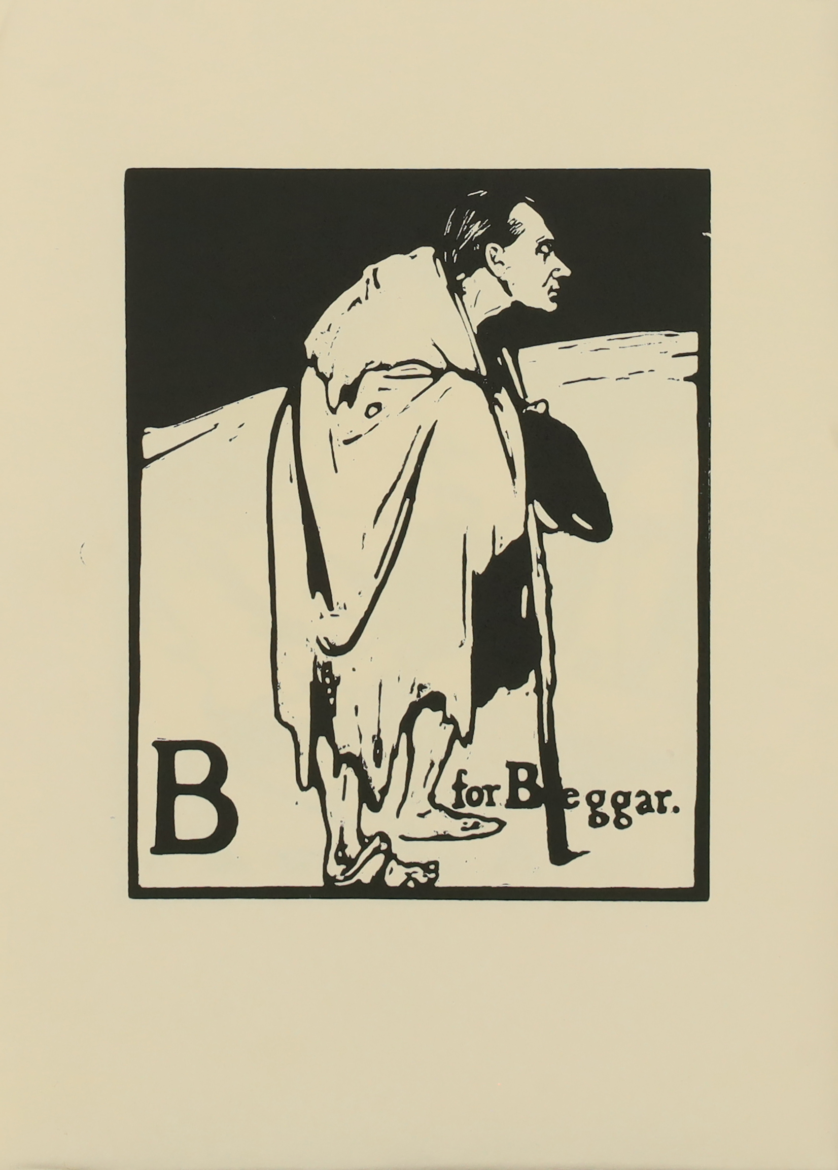 William Nicholson, British 1972-1949, An Alphabet, 1978; The complete set of woodblock prints o... - Image 6 of 6