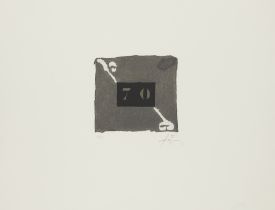 Antoni Tàpies, Spanish 1923-2012,  70, 1973; carborundum and embossing on wove, signed and numb...