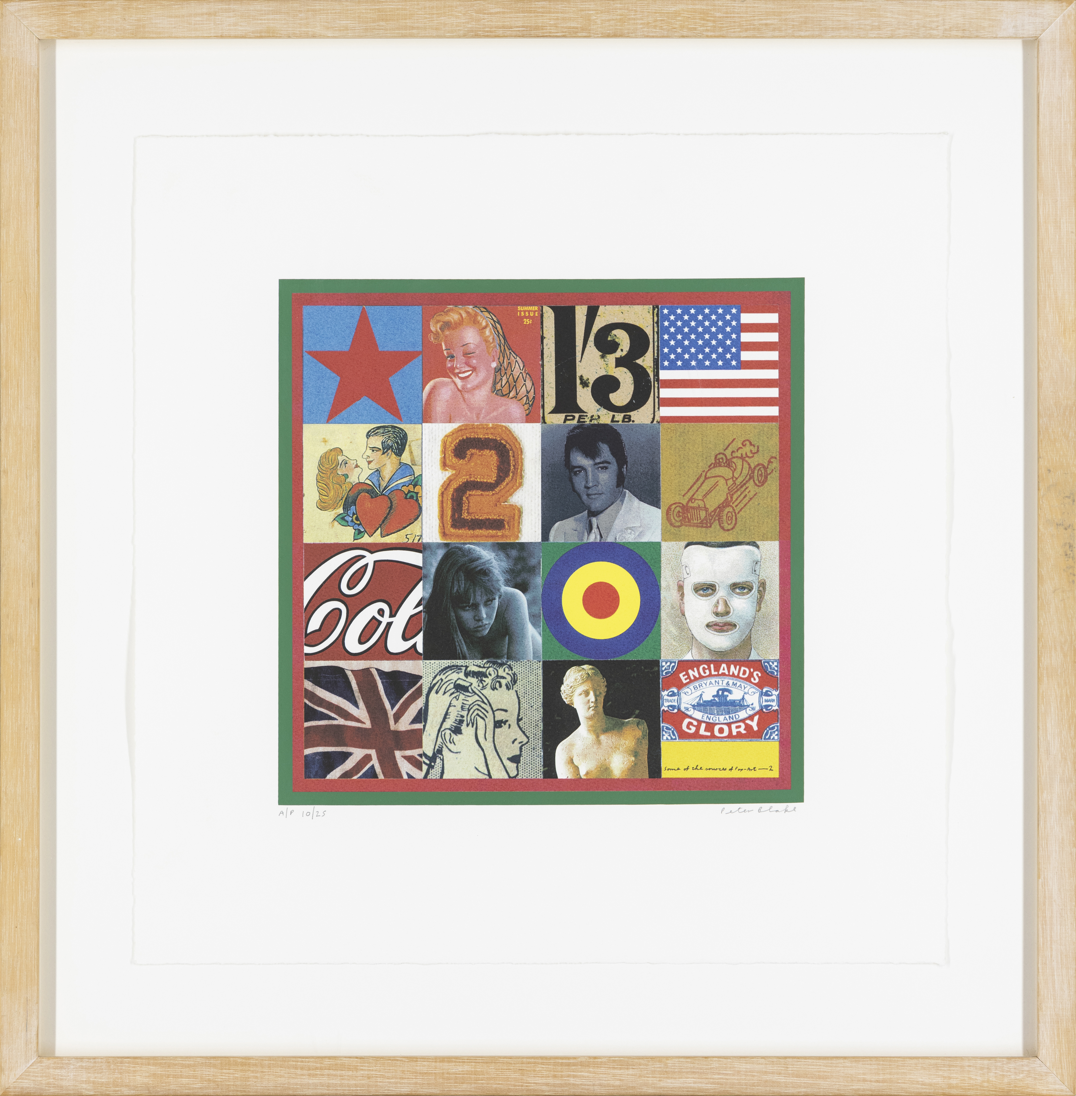 Sir Peter Blake CBE RDI RA, British b.1932- Sources of Pop Art II, 2000; screenprint in colours... - Image 2 of 2