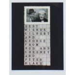 Sir Peter Blake CBE RDI RA, British b.1932- Souvenirs: Homage To Gilbert & George, 2008;  scree...