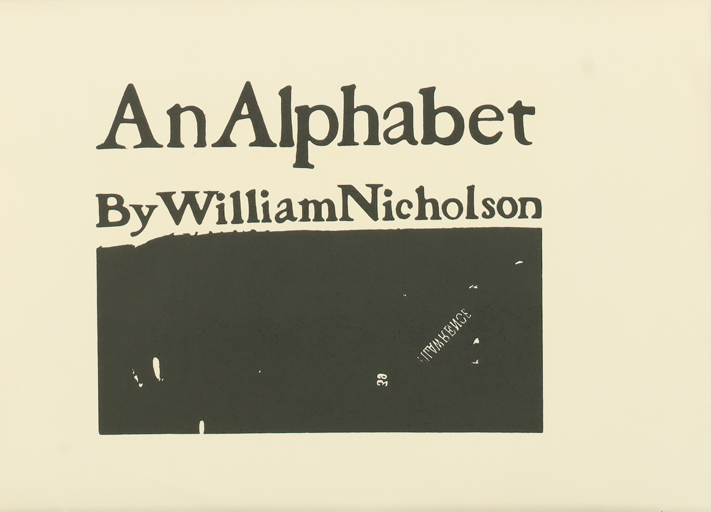 William Nicholson, British 1972-1949, An Alphabet, 1978; The complete set of woodblock prints o... - Image 4 of 6