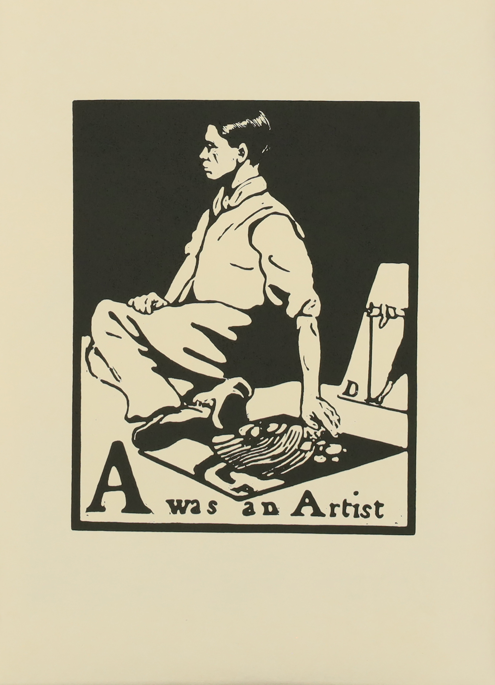 William Nicholson, British 1972-1949, An Alphabet, 1978; The complete set of woodblock prints o... - Image 5 of 6