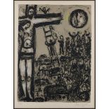 Marc Chagall, French/Russian 1887-1985, Crucifixion Grise, 1970; lithograph in colours on Arche...