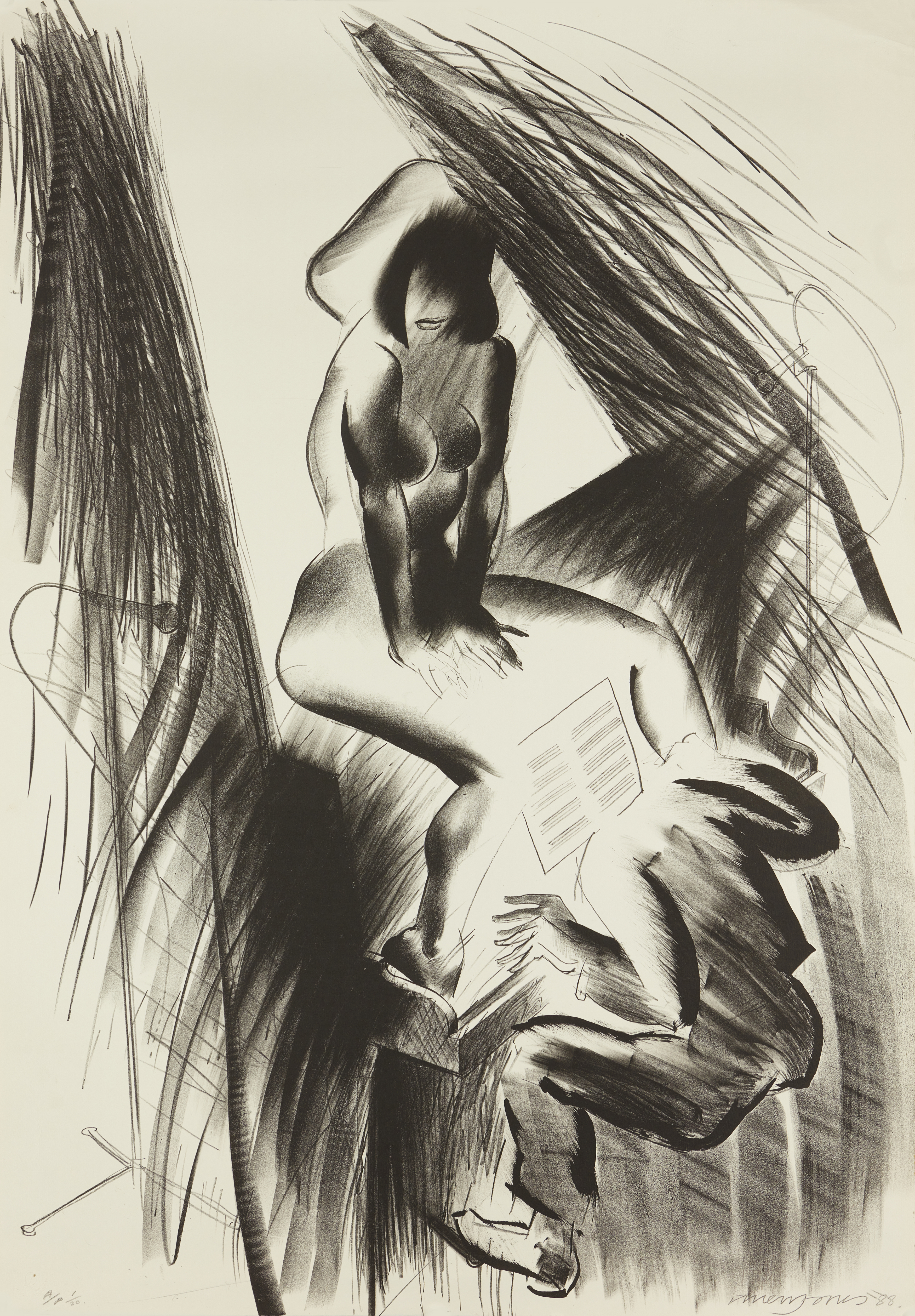 Allen Jones RA, British b.1937-  One Night Stand, 1988; lithograph on wove, signed, dated and n...