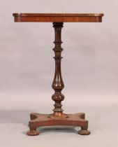 A William IV mahogany occasional table, second quarter 19th century, the rectangular top with rou...