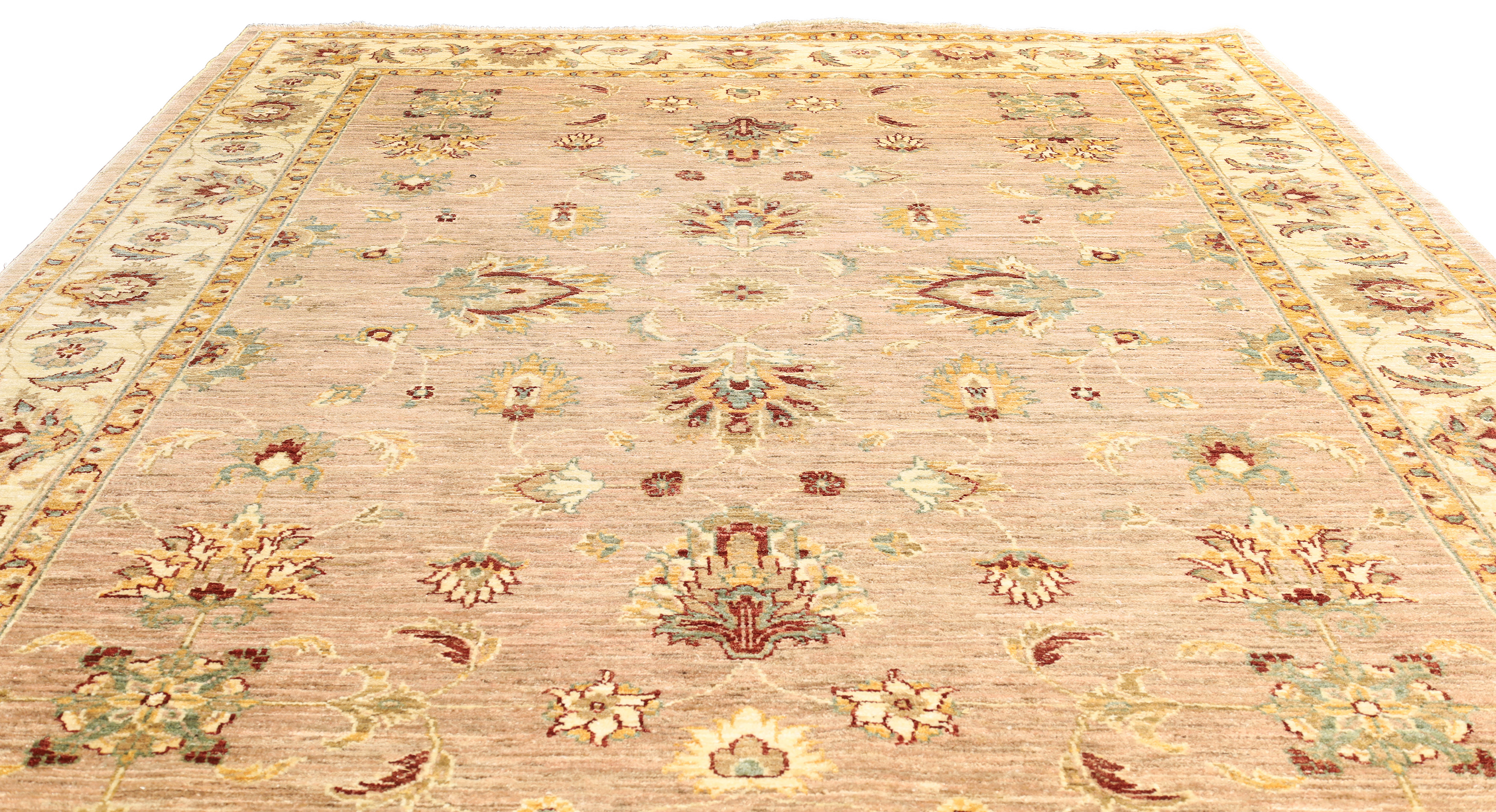 A Zeigler carpet, last quarter 20th century, floral design on a mauve and cream ground, 269 x 195... - Image 2 of 4