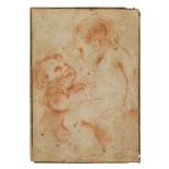 Manner of Giovanni Francesco Barbieri, called Il Guercino,  18th/19th century-  An infant, half-...