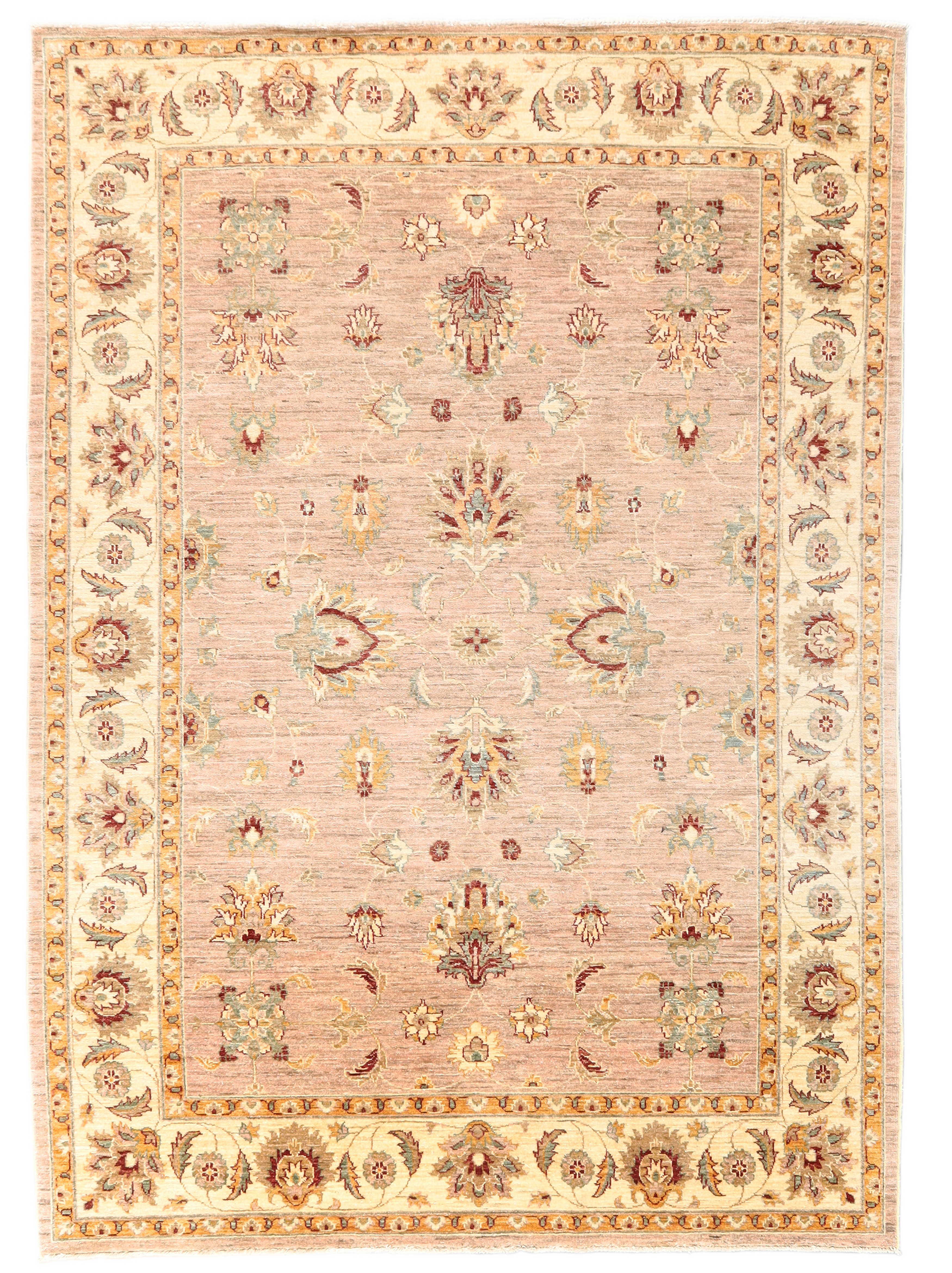 A Zeigler carpet, last quarter 20th century, floral design on a mauve and cream ground, 269 x 195...