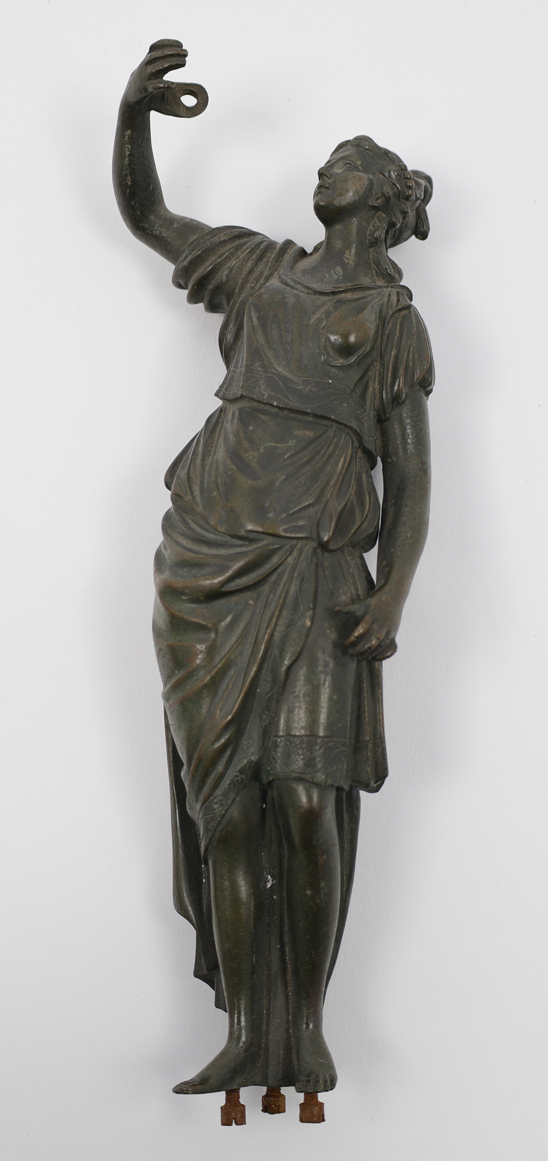 A group of miscellaneous metalwares, 19th - 20th centuries, comprising: a cast bronze figural lam... - Image 2 of 2