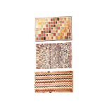 Three modern multi-coloured woolen rugs from tribal rugs Ltd, 175 x 113cm, 182 x 103cm and 165 x ...