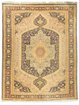 A Persian Kirman carpet, second quarter 20th century, the central floral medallion surrounded by ...
