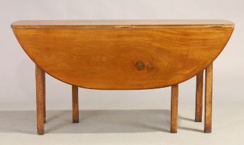 A George III mahogany wake or hunts table, possibly Irish, last quarter 18th century, of small pr...